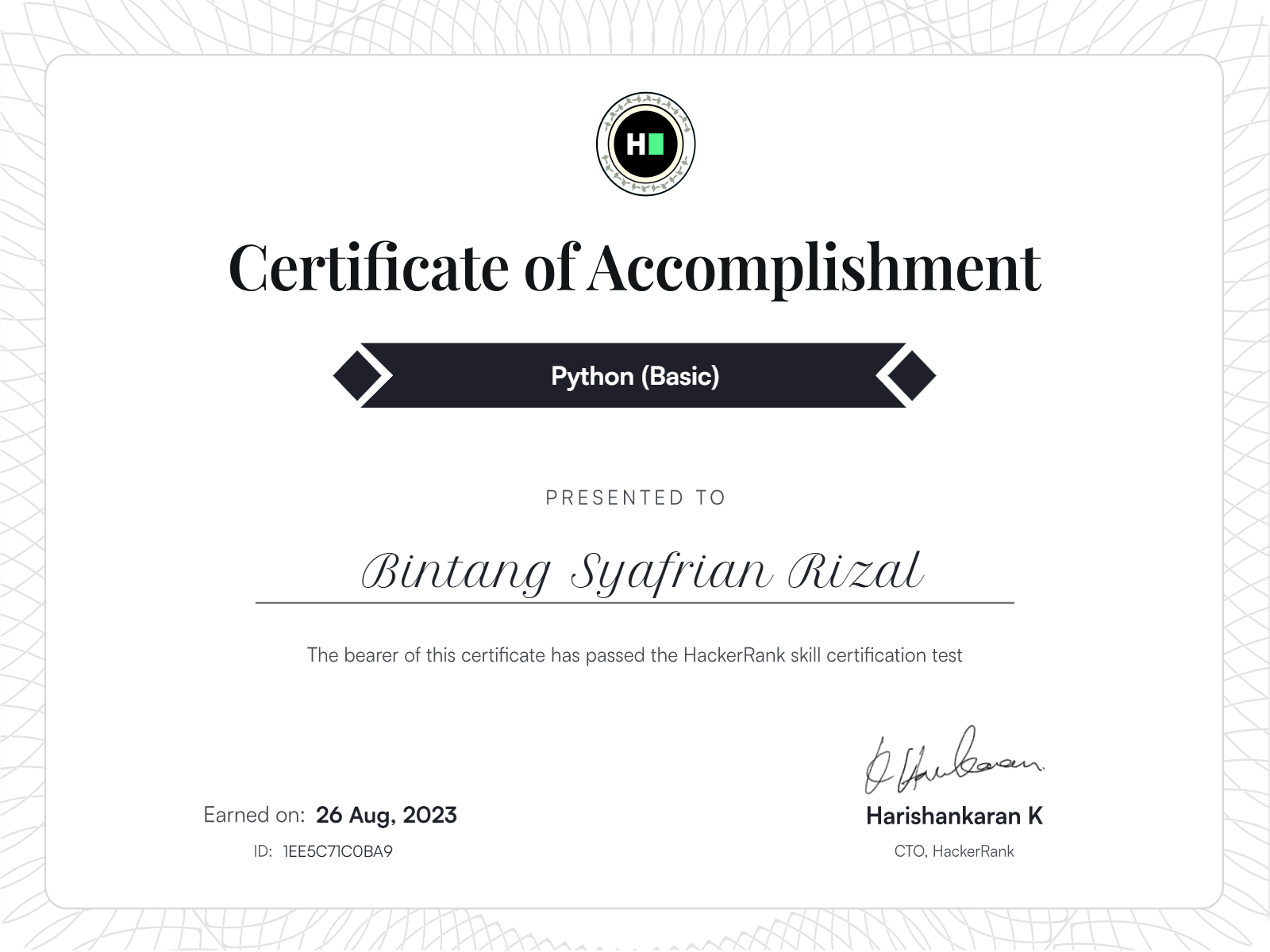 HackerRank Python (Basic)